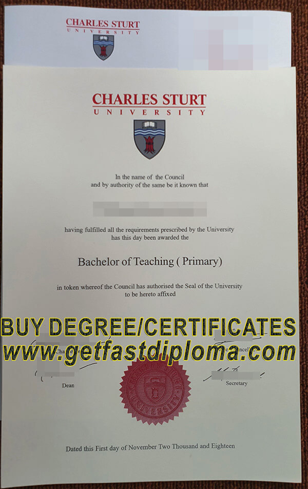 Charles Sturt University degree