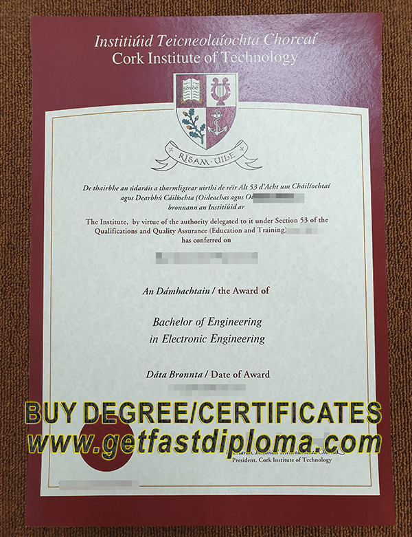  Cork Institute of Technology (CIT) master degree sample