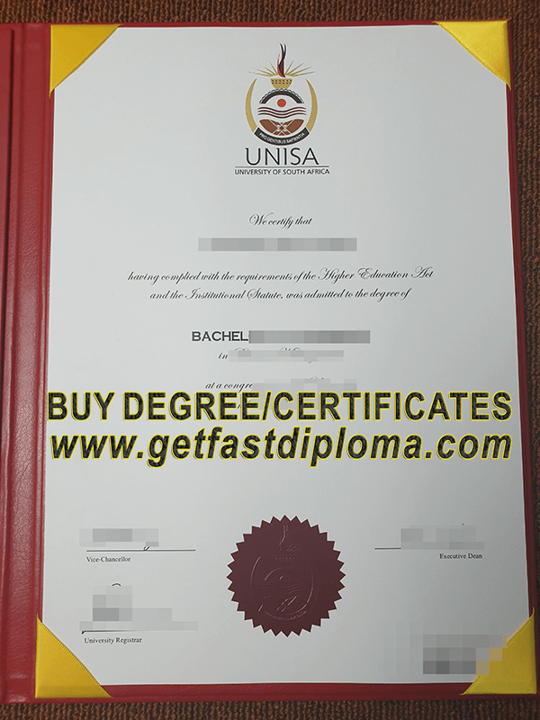 UNISA Certificate