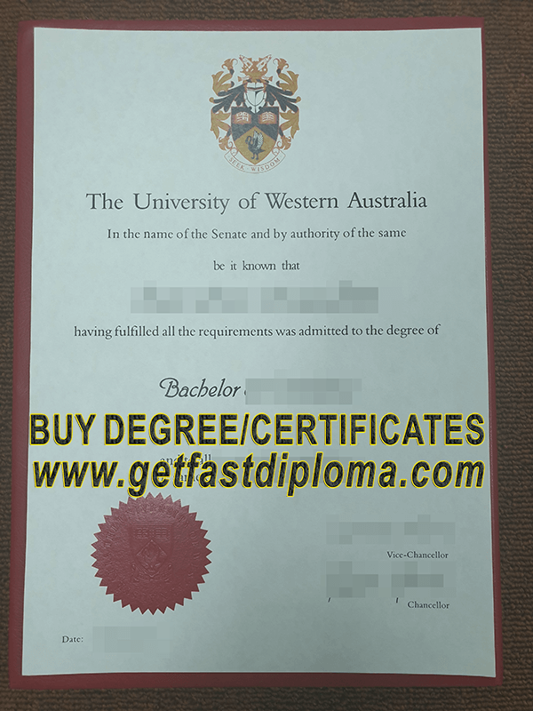 University of Western Australia fake degree, buy UWA fake degree