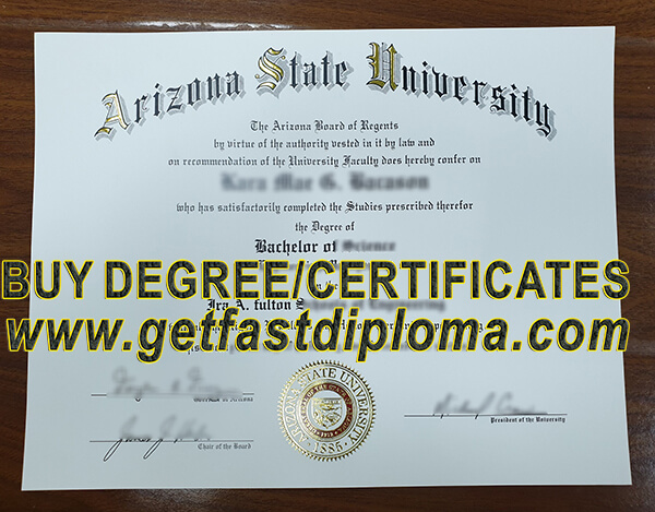 Arizona State University  degree 