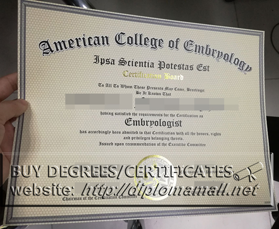 buy American College of Embryology certificate, fake diploma buy American College of Embryology certificate, fake diploma