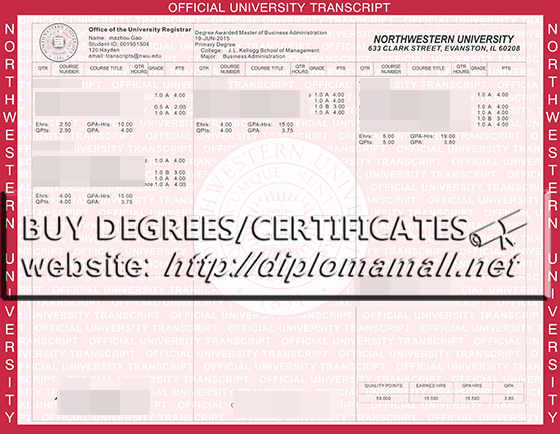 buy fake Northwestern University academic transcript online buy fake Northwestern University academic transcript online