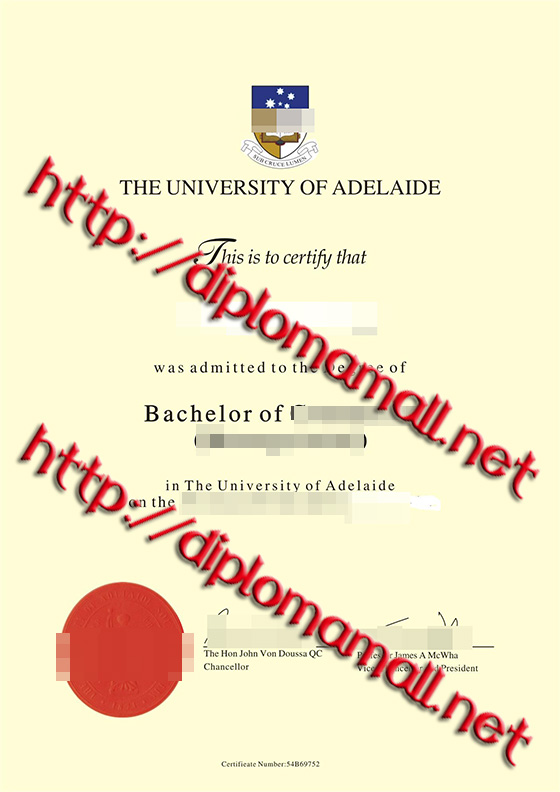 University of Adelaide degree