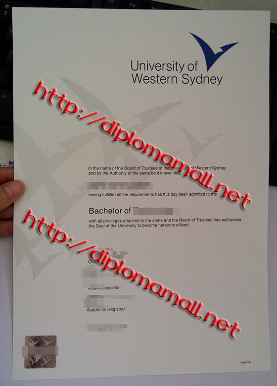  University of Western Sydney degree