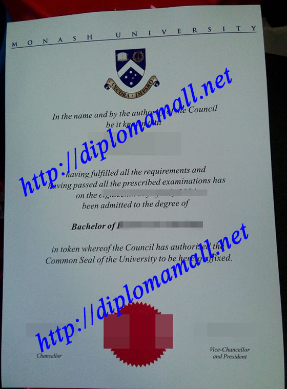 Monash University degree