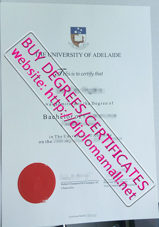 University of Adelaide degree