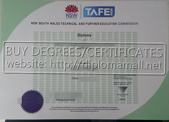 TAFE NSW diploma