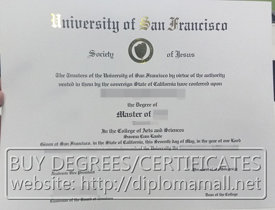 University of San Francisco degree