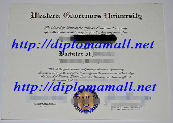 Western Governors University degree
