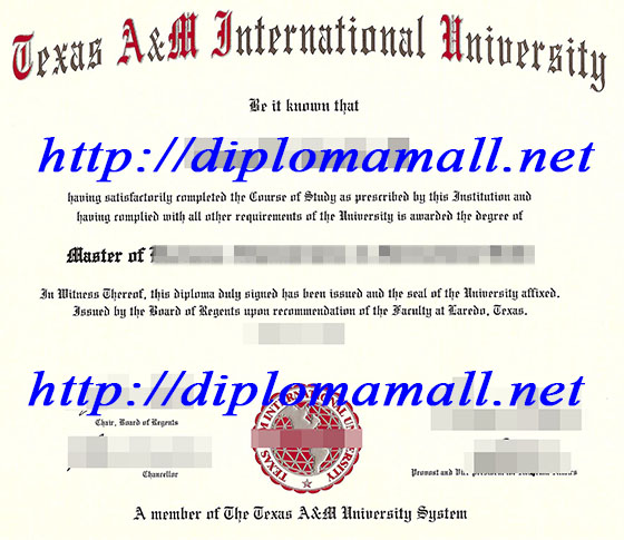 Texas A&M International University degree Texas A&M International University degree
