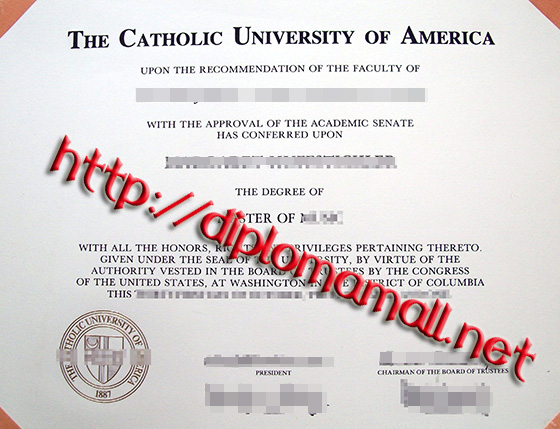 Catholic University of America degree Catholic University of America degree