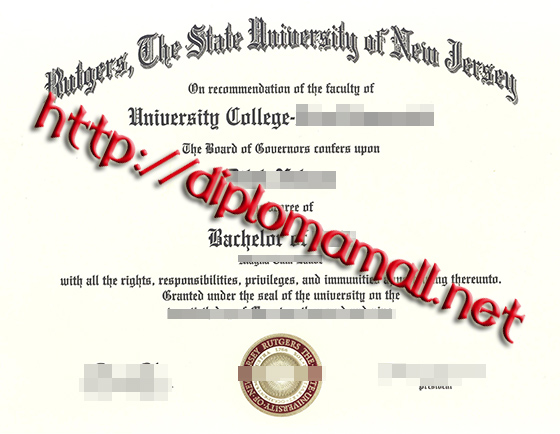 Rutgers University degree Rutgers University degree