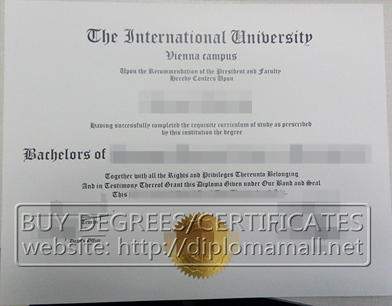International University (IU), Vienna degree International University (IU), Vienna degree