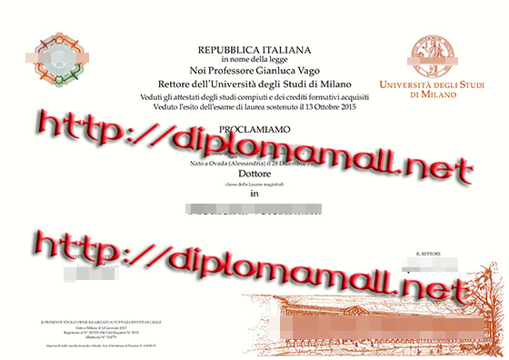 University of Milian degree University of Milian degree
